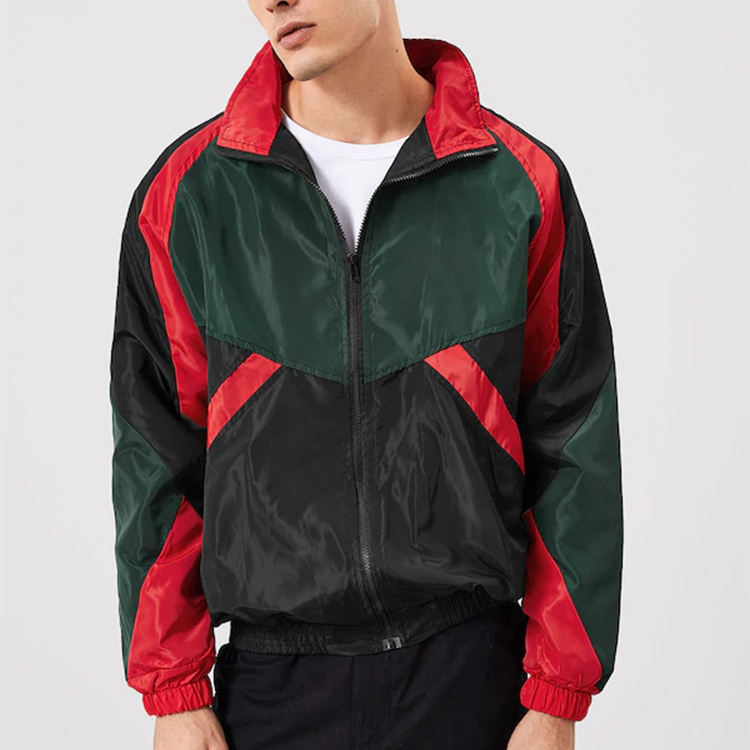 Egyedi sz&eacute;ldzseki f&eacute;rfi sz&iacute;nes blokkkab&aacute;t Varsity Letterman dzsekik
