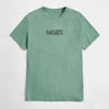 Bulk Custom Brands T-Shirt Rundhals-Buchstabe besticktes Herren-Kurzarm-T-Shirt