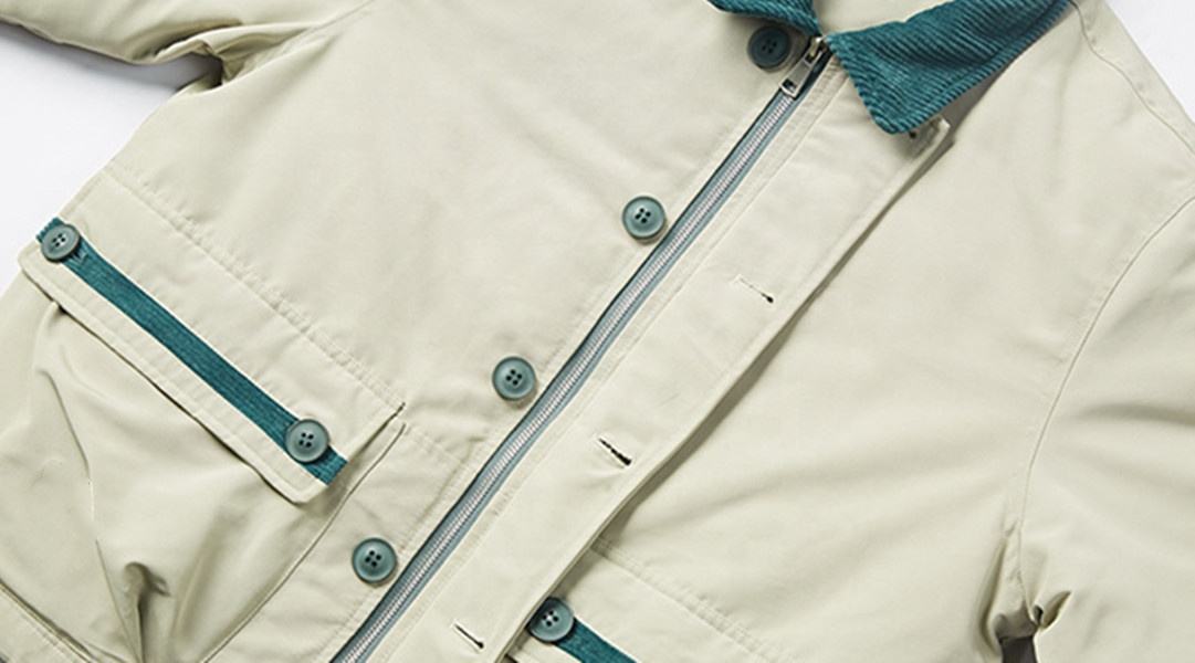 Nh&agrave; sản xuất Oem &Aacute;o kho&aacute;c nam t&ugrave;y chỉnh Thời trang m&agrave;u tương phản đơn giản &Aacute;o kho&aacute;c cỡ lớn chần b&ocirc;ng