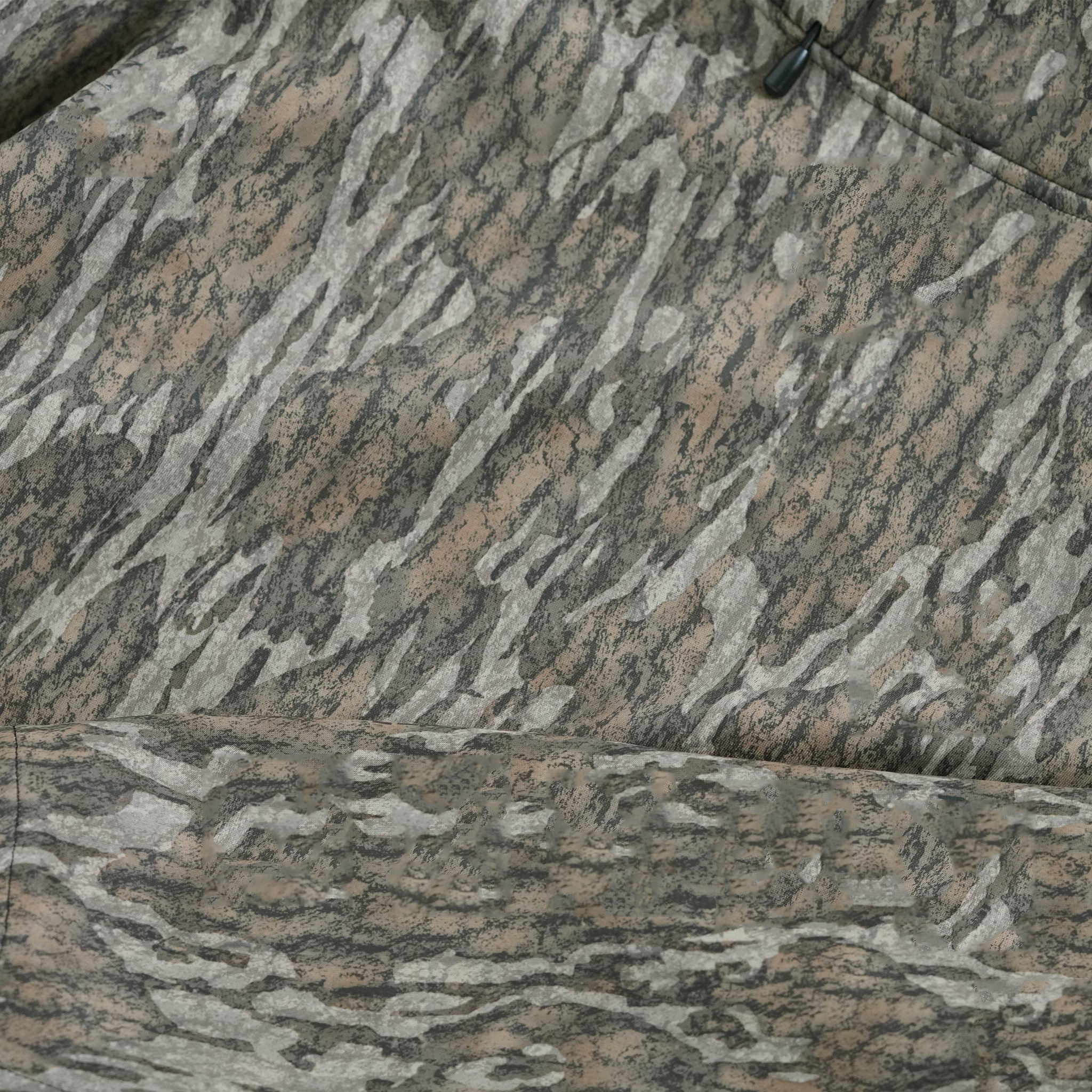OEM-fabrikant Aangepast logo 100% polygebonden microfleece Mossy Camo Face Cover Heren Visserijhoodie