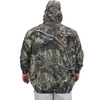 Sweat &agrave; capuche de p&ecirc;che pour hommes, fabricant OEM, Logo personnalis&eacute;, 100% Poly, micropolaire coll&eacute;e, camouflage moussu