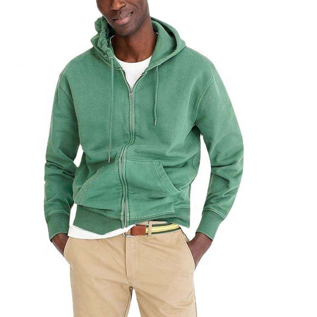 OEM Manufacturer Custom Mens High Quality 100% Cotton Vintage Style Zip Up Blank lavit Custom Hoodies