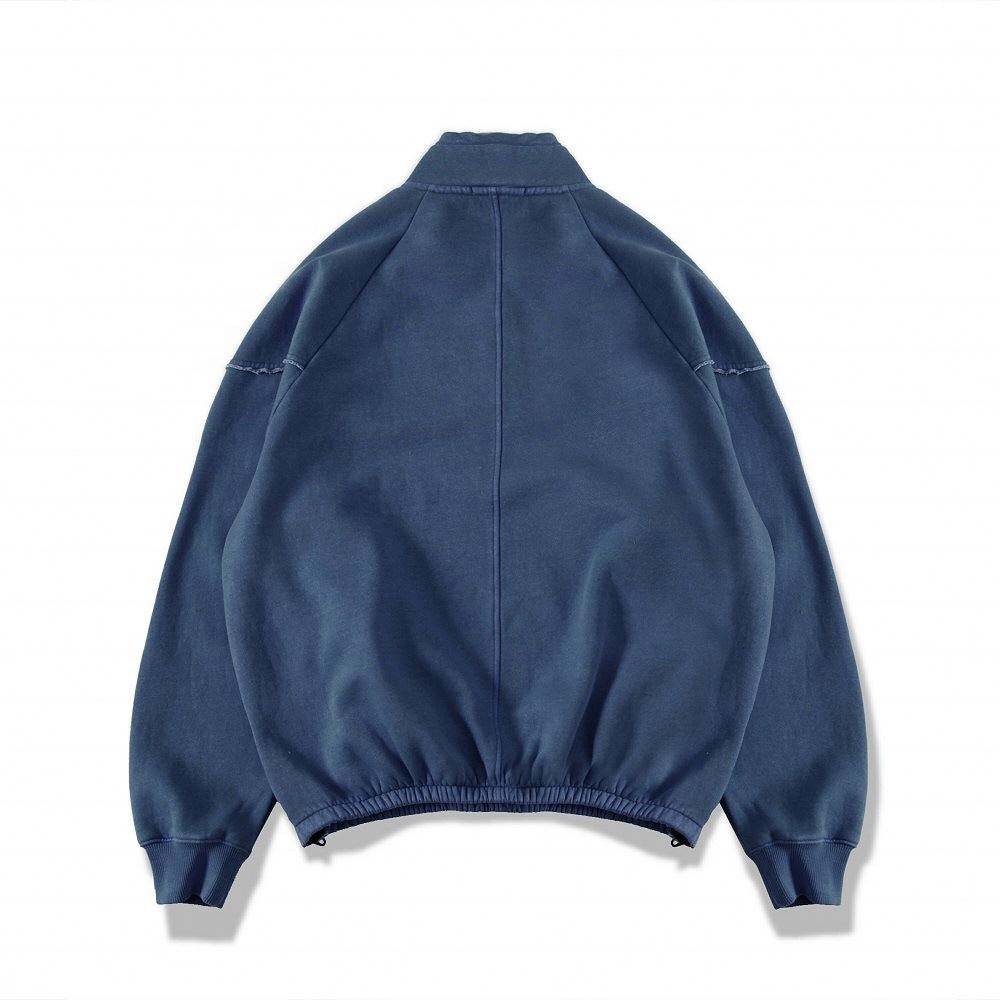 Producent OEM Wysokiej jakości bluza hiphopowa Retro sprana, stara, solidna bluza polarowa bez kaptura
