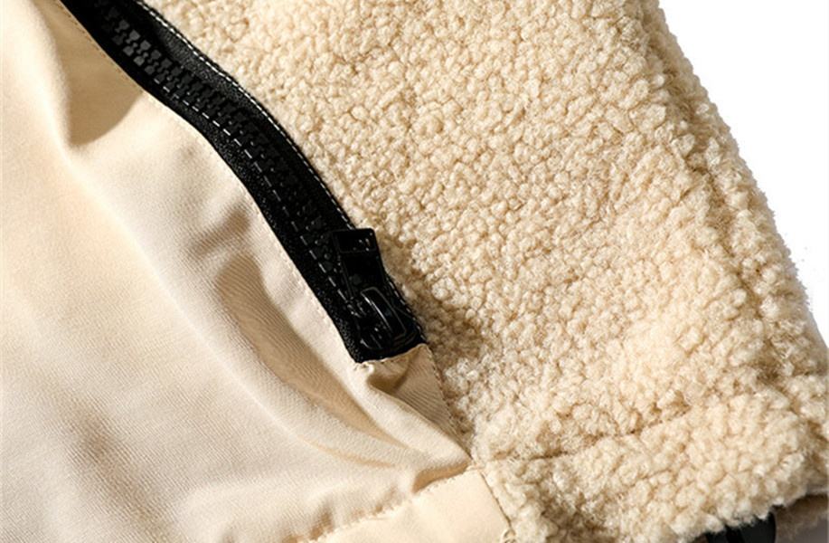 ผู้ผลิต Oem เสื้อกันหนาวหมวกที่กำหนดเองหลาใหญ่เสื้อผ้าผู้ชายแฟชั่นกระเป๋าแจ็คเก็ตเสื้อสวมหัวขนแกะเม็ดละเอียด