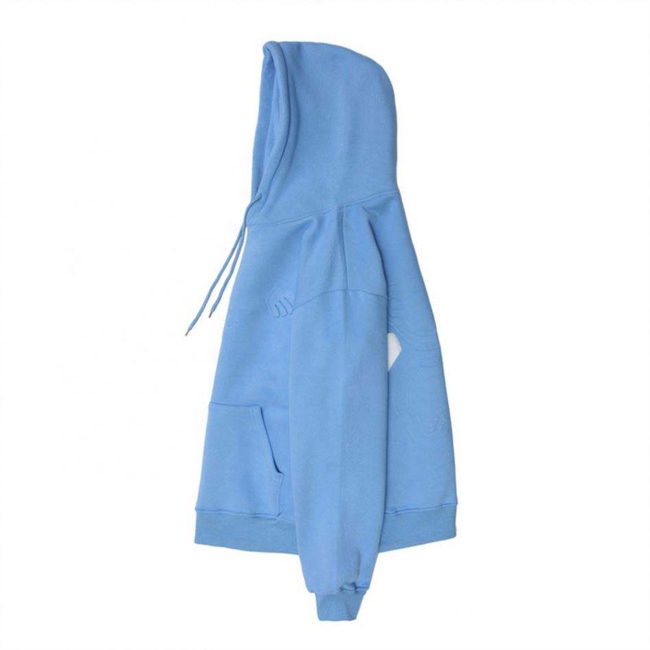 OEM-fabrikant op maat gemaakte heren hoodie reli&euml;f trui engelenvleugels hoodies