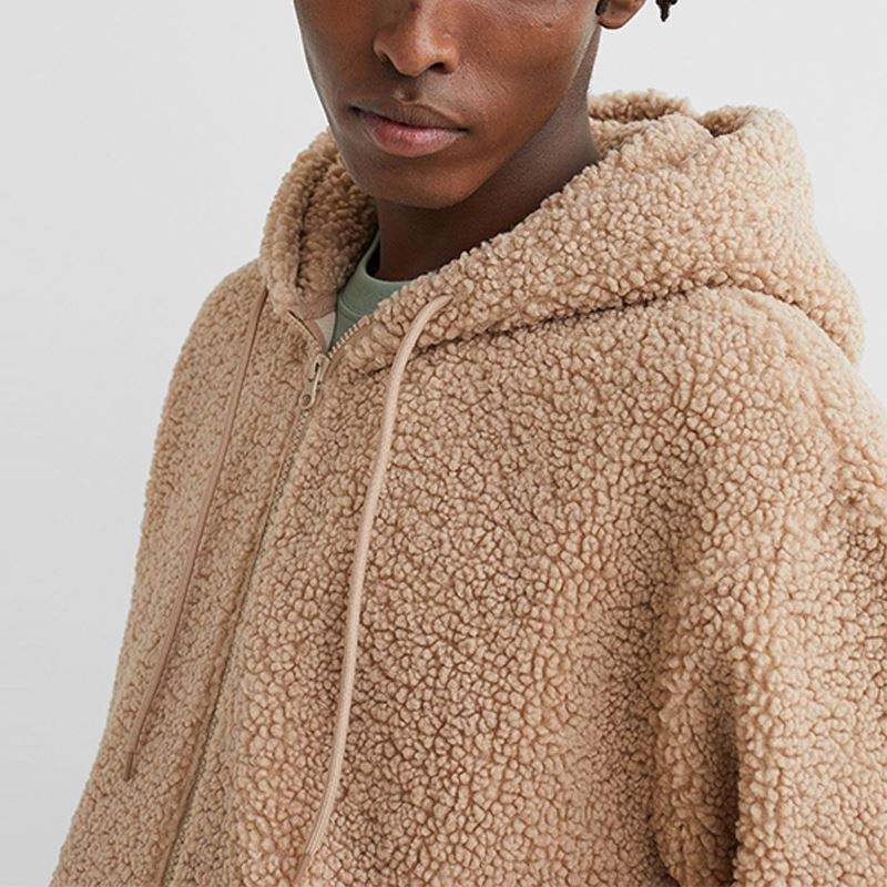 Κατασκευαστής OEM Custom Winter Warmth Fashion Μακρυμάνικα Streetwear Ανδρικά παλτό με φερμουάρ με κουκούλα