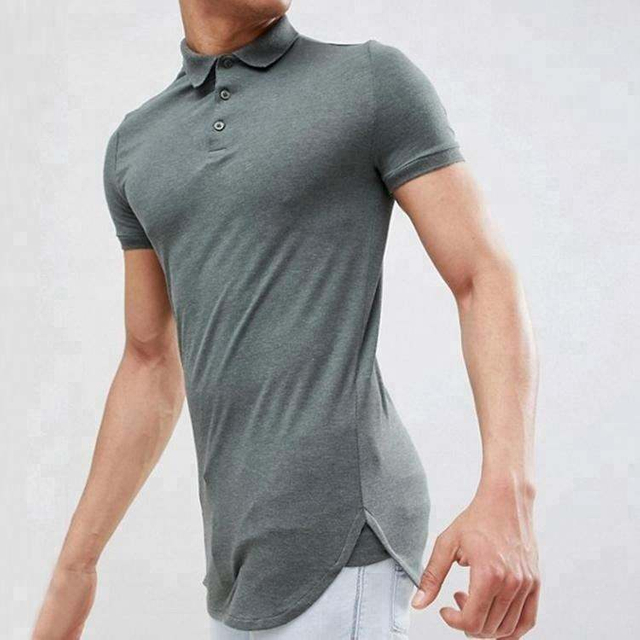 Factory Direct Custom Polos Shirt Muscle Fit Obyčejn&eacute; p&aacute;nsk&eacute; polokošile s kr&aacute;tk&yacute;m ruk&aacute;vem