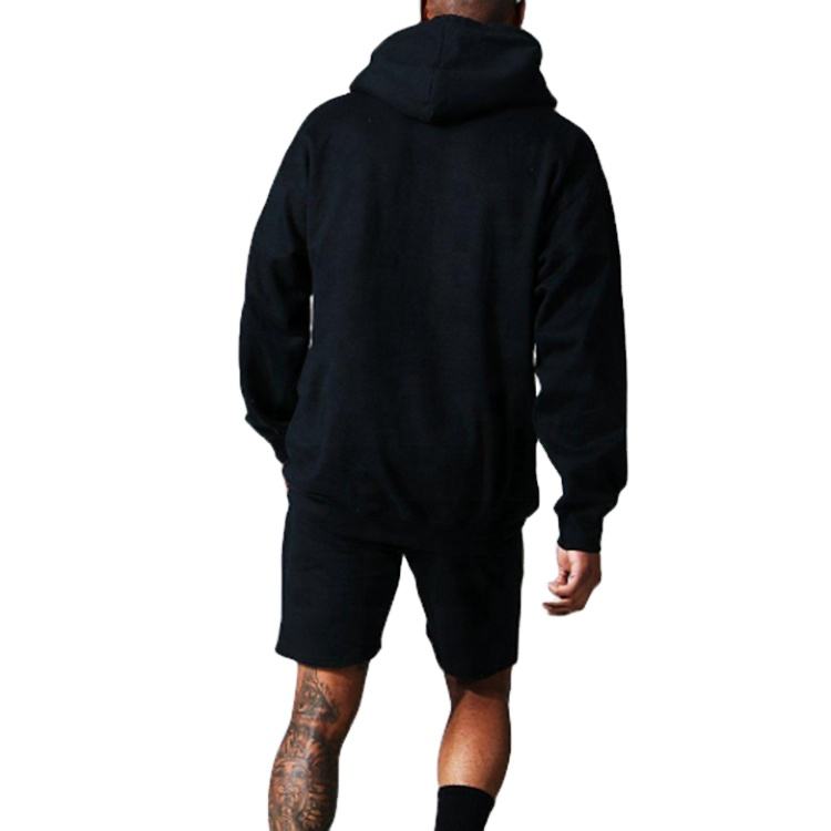 Pantaloncini con cappuccio stampati personalizzati da uomo set tuta da ginnastica in cotone da uomo