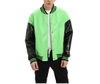 Oem V&yacute;robce Custom P&aacute;nsk&aacute; Baseballov&aacute; bunda Color Block Faux Leather Bomber