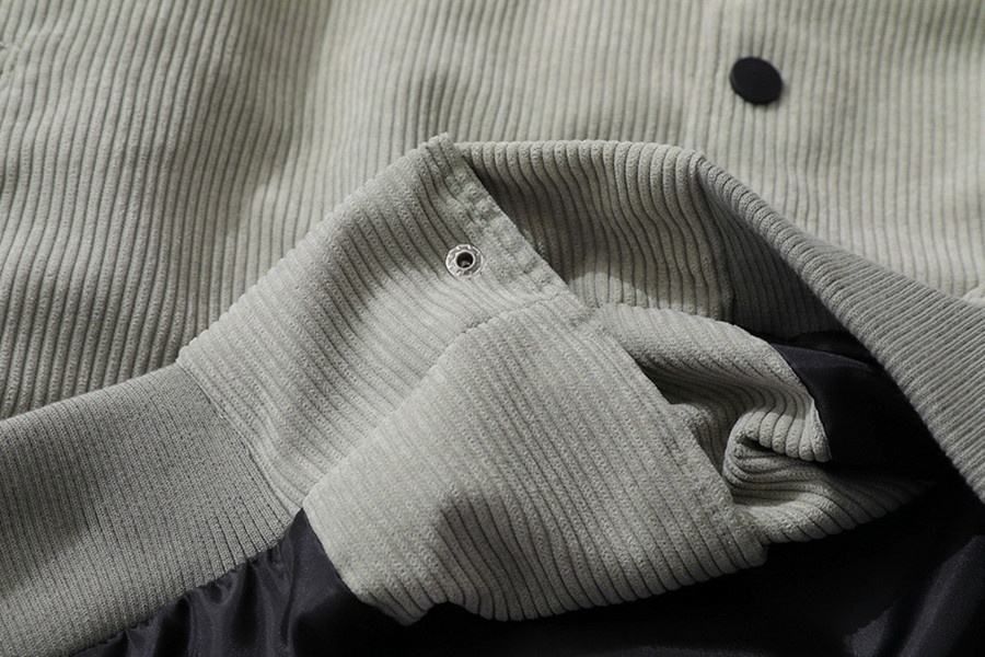 OEM-производитель, мужская вельветовая свободная бейсбольная форма в стиле ретро, ​​куртка больших размеров