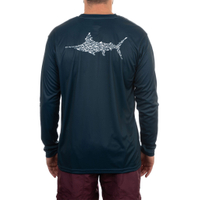 Fabricant OEM Logo personnalis&eacute; 100 % polyester &agrave; s&eacute;chage rapide UPF 50 Protection solaire Chemise de p&ecirc;che pour hommes