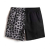 Custom Logo Herr Sommar Badbyxor Color Block Leopardtryckta Herr Badkl&auml;der Shorts