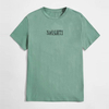 Bulk Custom Brands T-Shirt Rundhals-Buchstabe besticktes Herren-Kurzarm-T-Shirt