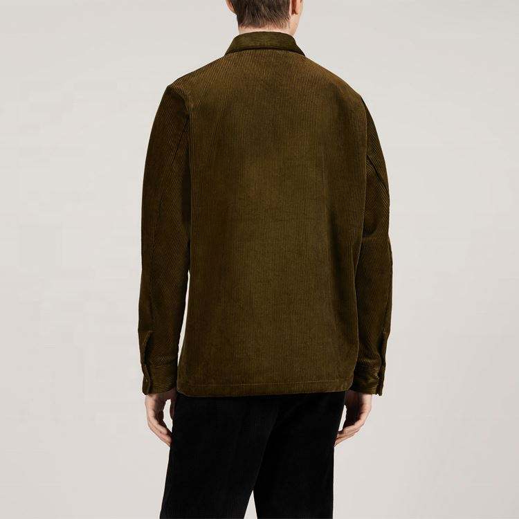 OEM производител Търговия на едро с висококачествени ежедневни ризи Пълни горни ризи с големи размери Кадифена модна мъжка риза