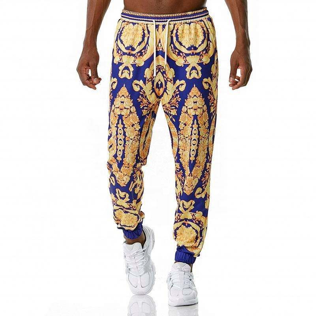 OEM-fabrikant Aangepaste sublimatie joggingbroek Heren joggingbroek Gedrukte casual broek Broek voor herenkleding