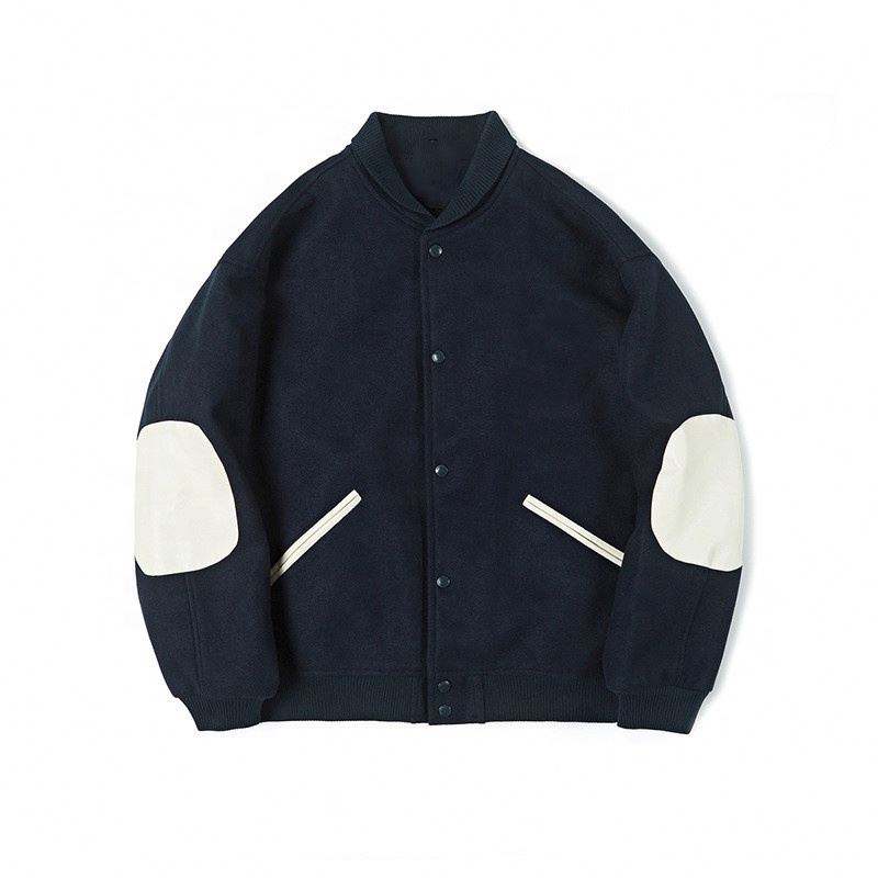 Veste bombardier am&eacute;ricaine frite, fabricant OEM, nouveau Logo personnalis&eacute;, monogramme de rue, Style Baseball