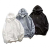 OEM-producent Custom Quality Heavy Waffle Zip Up Almindeligt H&aelig;ttetr&oslash;je Pullover Unisex lynl&aring;s Strik Oversized h&aelig;ttetr&oslash;je