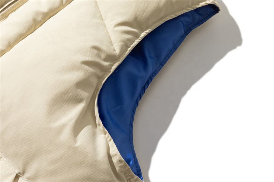 OEM Producent Herrevest Bomuld Modefarvematchende vestjakke