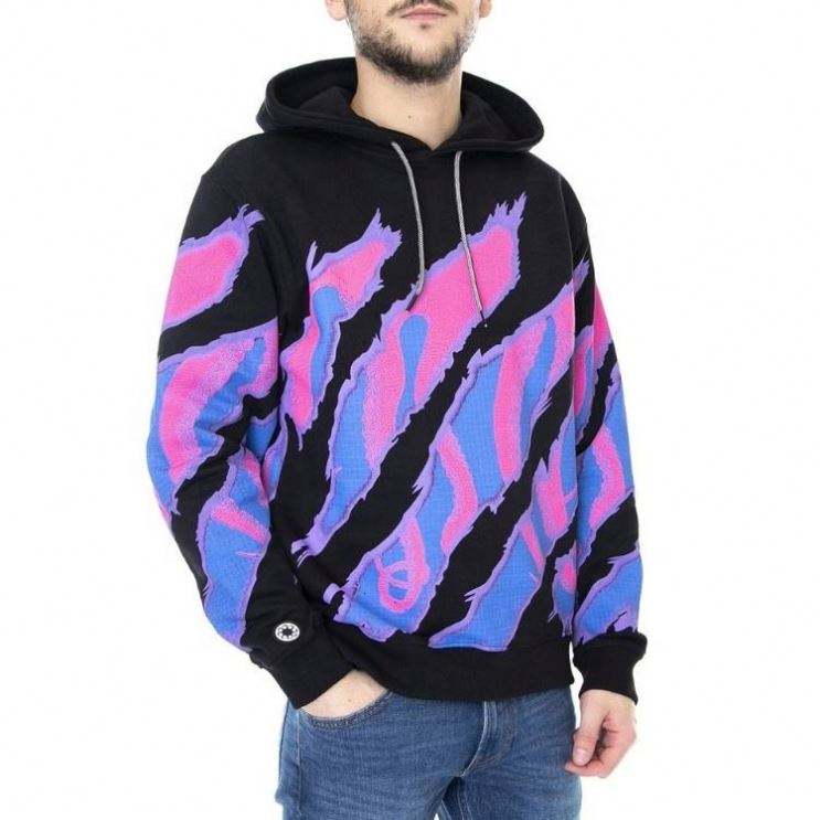OEM-producent Custom Men Outdoor Streetwear Lang&aelig;rmet Pullover Grafisk Print H&aelig;ttemode Sort Vintage H&aelig;ttetr&oslash;jer
