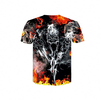 T-shirt sublimate personalizzate di alta qualit&agrave; T-shirt con stampa digitale estiva da uomo a maniche corte girocollo