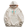 Sudaderas con capucha de encargo del tama&ntilde;o extra grande de las mangas largas de la capilla de la cremallera del bordado del fabricante del OEM ocasionales