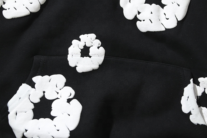 OEM الشركة المصنعة حسب الطلب نفخة الطباعة عارضة مخصص البلوز بالإضافة إلى حجم هوديس الرجال هوديس