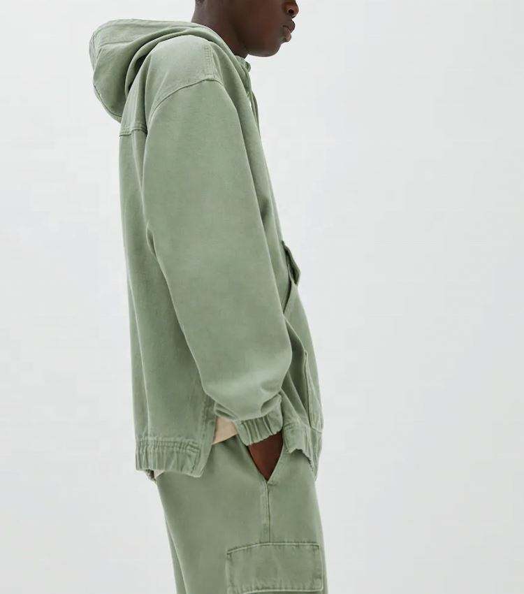 Κατασκευαστής Oem Κινεζικό Factory Plus Size Custom Denim Jacket Anorak