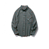 Fabricante OEM, camisas personalizadas con solapa para hombre, camisas a cuadros con bolsillo con personalidad para hombre, ropa de talla grande para hombre, servicio de alta calidad