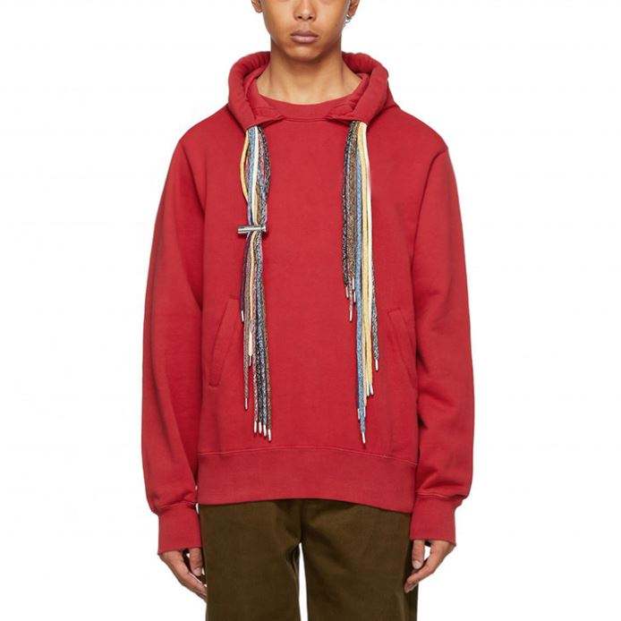 OEM-Hersteller kundenspezifisches Herrenbekleidungs-Kapuzenpullover mit Kapuze und Kordelzug aus &uuml;bergro&szlig;er Baumwolle