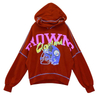 OEM-service op maat bedrukt logo contraststeek hoodie 100 katoen