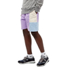 Aangepaste zomer retro kleurenblok shorts Heren contrasterende katoenen corduroy shorts
