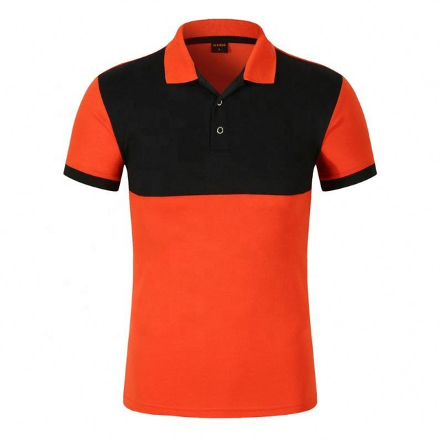 ເຕັກນິກການຍ້ອມສີທໍາມະດາສີດໍາສີແດງຄໍອອກແບບເສື້ອໂປໂລຜ້າຝ້າຍອິນຊີ