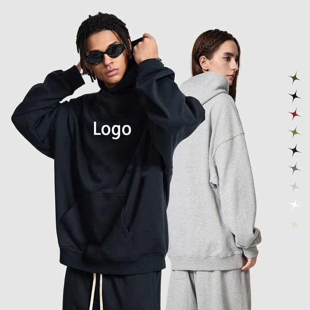 23839 French Terry Heavy 400gsm Boxy Oversized h&aelig;ttetr&oslash;je Engros Blank Brands Producent