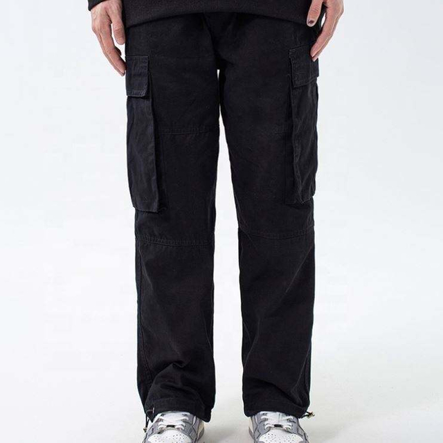 Los pantalones de ch&aacute;ndal 100% del algod&oacute;n de Terry del guardapolvos sueltos del algod&oacute;n de los hombres del fabricante del OEM adelgazan los pantalones de encargo de los corredores de los hombres