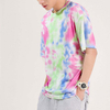 T-shirt personalizzata Oem T-shirt girocollo personalizzabile T-shirt a maniche corte con stampa tie-dye T-shirt da uomo in poliestere 100%