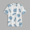 Hot Sale Χονδρική Προσαρμοσμένη Allover Tropical T-shirt με κοντό μανίκι Crew λαιμόκοψη Ανδρικά μπλουζάκια με ψηφιακή εκτύπωση
