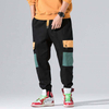 OEM v&yacute;robca Custom Mens Color Block Nohavice s veľk&yacute;mi vreckami Viacfarebn&eacute; Hip Hop Cargo Jogger nohavice