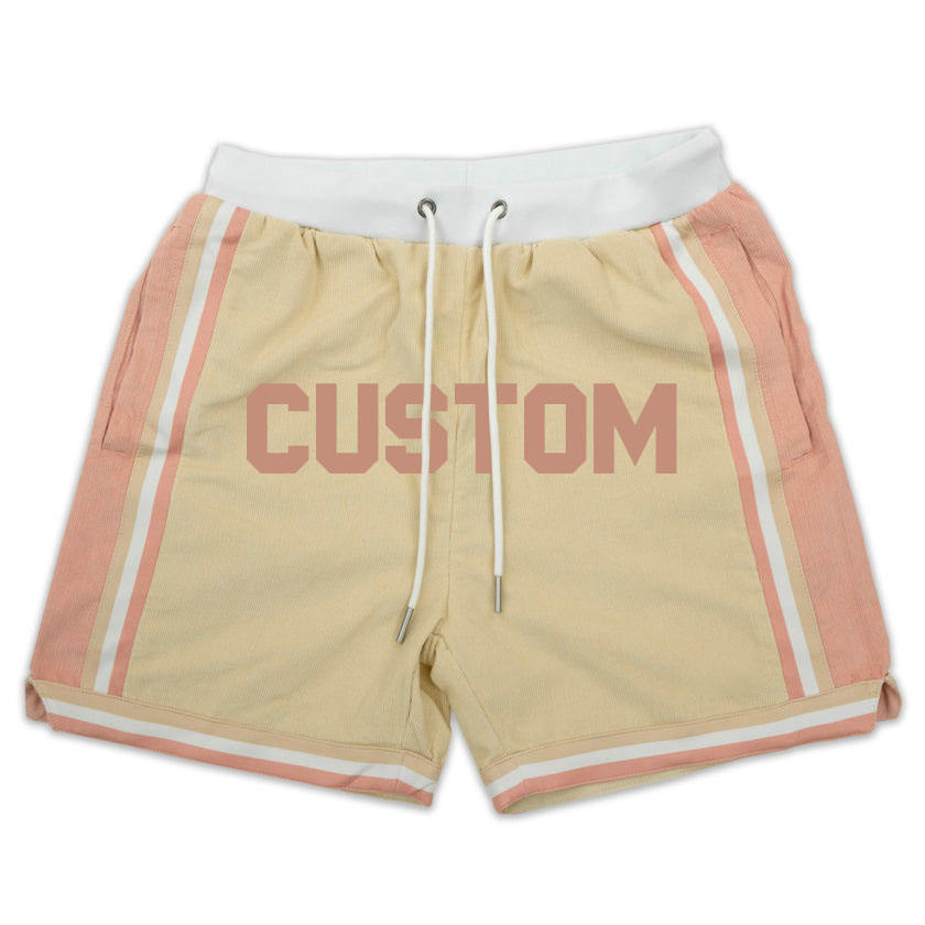 Pantaloncini da basket con logo personalizzato stampato da uomo in felpa sportiva da palestra di alta qualit&agrave; del produttore OEM