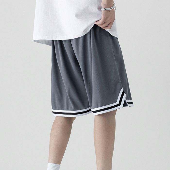 ຜູ້ຜະລິດ Custom Mesh Shorts Lightweight Summer Oversized Basketball Shorts Mens Mesh Shorts