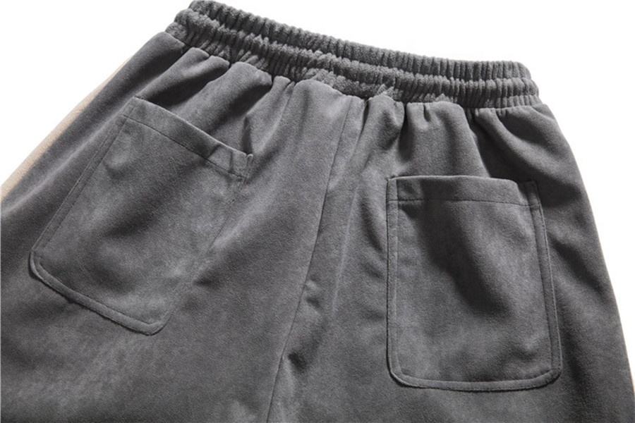 OEM-producent Brugerdefinerede bukser og bukser til m&aelig;nd Lige sidestribesyning Casual French Terry joggingbukser Bukser til m&aelig;nd