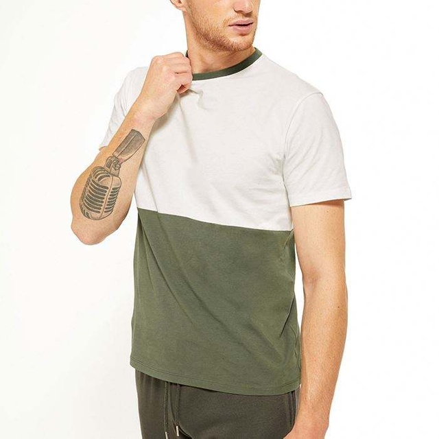 Camiseta com logotipo de marca personalizada de servi&ccedil;o OEM Camiseta colorida de manga curta masculina de designer de moda
