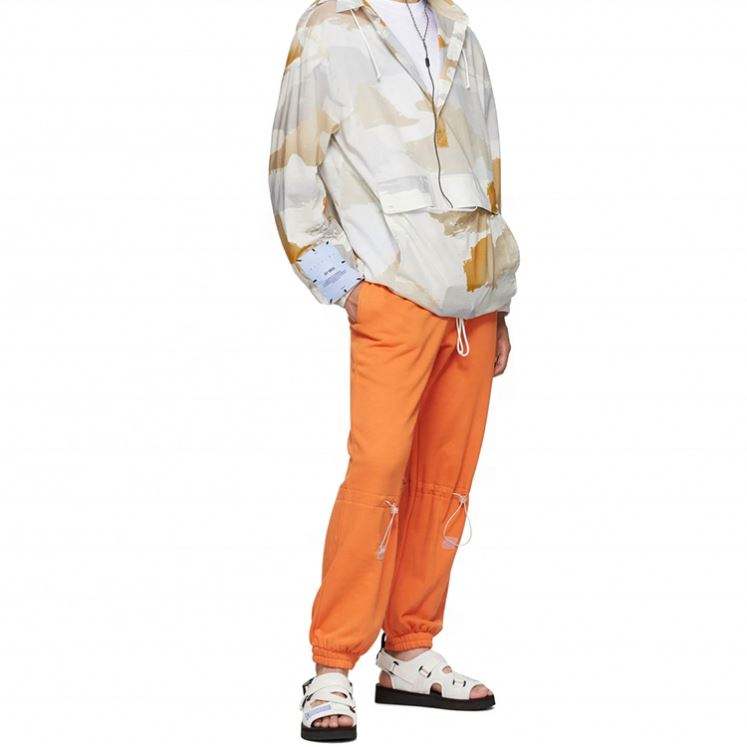 Nh&agrave; sản xuất OEM T&ugrave;y chỉnh 100% Cotton Quần thể thao Terry Ph&aacute;p D&acirc;y r&uacute;t Eo đ&agrave;n hồi Chi tiết c&oacute; thể điều chỉnh Quần thể thao nam