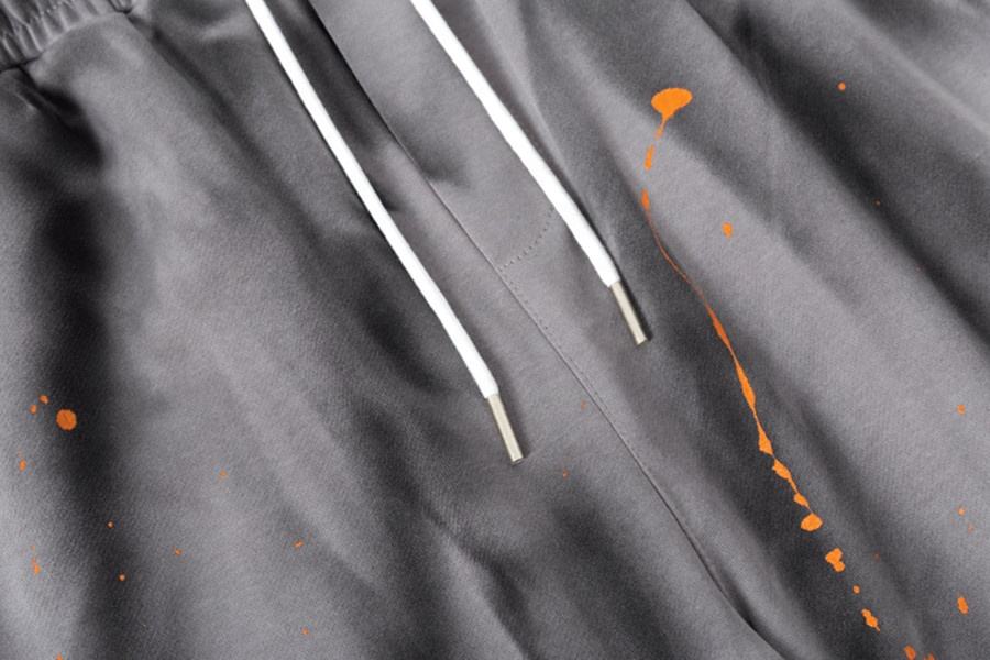 OEM fabricant personnalis&eacute; Polyester coton hommes imprim&eacute; Logo Jogger pantalons de surv&ecirc;tement hommes couleur bloc Cargo pantalons personnalis&eacute;s hommes
