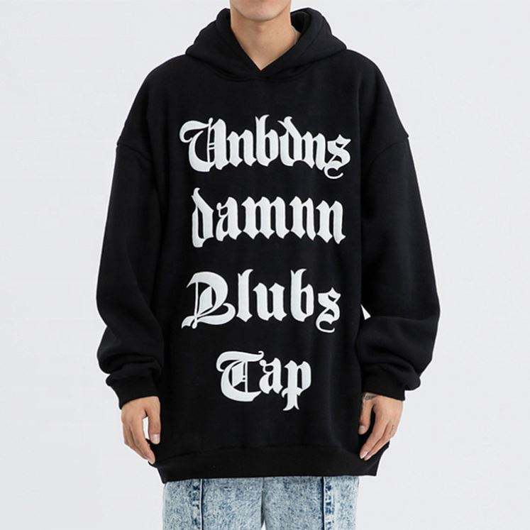 OEM v&yacute;robce Jarn&iacute; mikiny Design Letter Puff Print Klasick&yacute; styl Hromadn&eacute; Mikiny Private Label