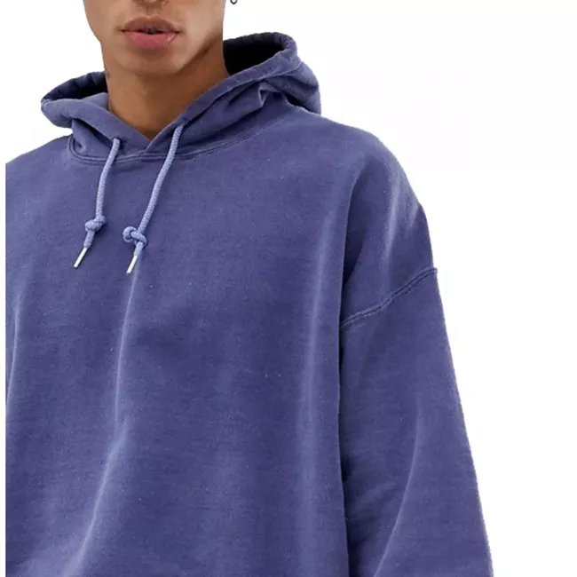 Fabricante OEM atacado de grandes dimens&otilde;es bordado personalizado estilo rua moletom com capuz masculino de algod&atilde;o lavado