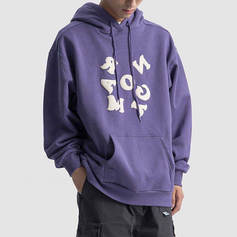 Κατασκευαστής OEM Custom 3D Puff Hoodie Ανδρικά Γυναικεία 100% Cotton Fleece Oversized Hoody Foaming Hoodie Printing Hoody