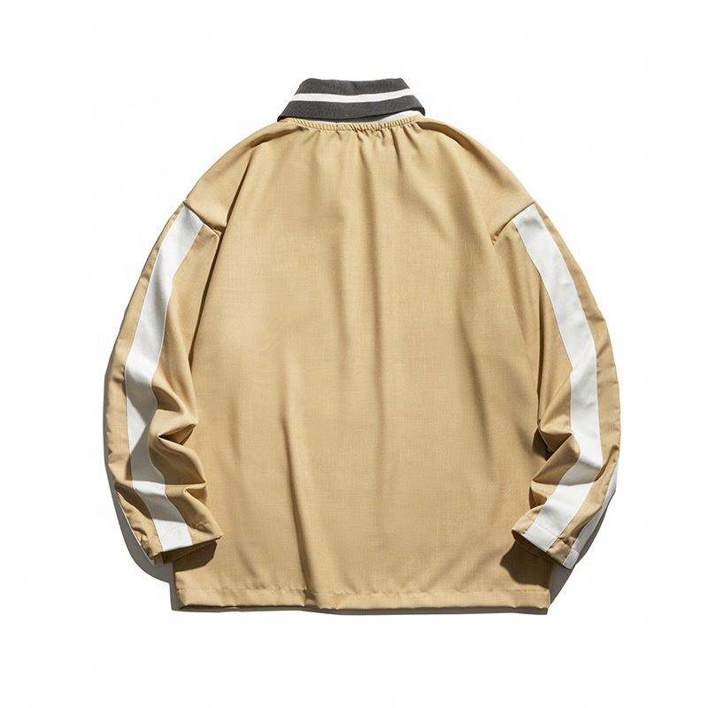 OEM-Hersteller Hot Sale Custom Casual Loose Beliebte K&auml;nguru-Taschen-Revers-Pullover-Sweatshirt-Hemden f&uuml;r Herren