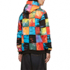 Cappotti da uomo personalizzati del produttore OEM in tessuto spugna con coulisse con cappuccio e design patchwork multicolore Felpe con cappuccio a maniche lunghe