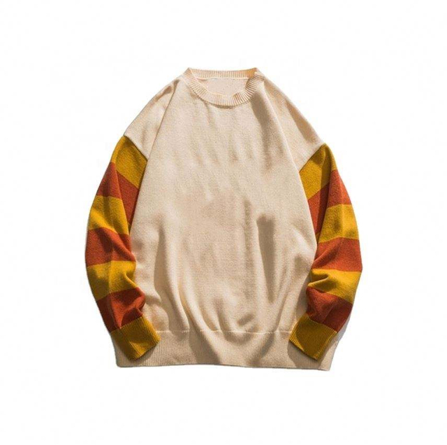 OEM-producent Brugerdefineret herretr&oslash;je Matchende farve sweater Enkel modestrik
