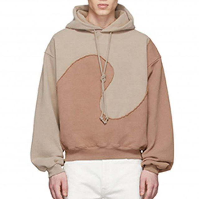 Sweat &agrave; capuche et sweat-shirt surdimensionn&eacute; 100% coton pour homme, fabricant OEM, Logo personnalis&eacute;, grande taille, Streetwear